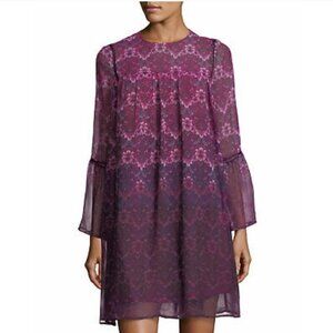 Nanette Lepore Moody Romance Purple Dress